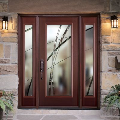 Fiber Stain Entry Doors Ply Gem, Exterior Doors With Sidelights Canada